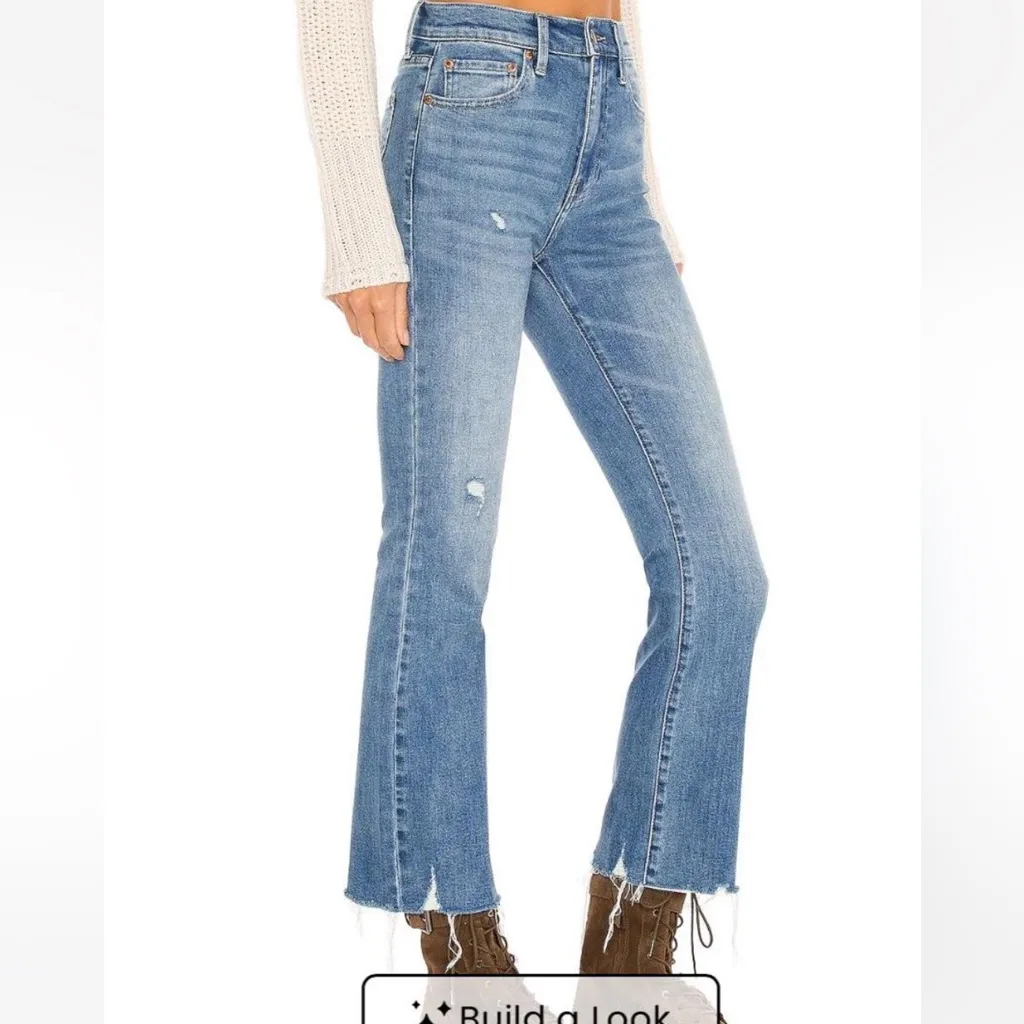 Pistola Lennon High Rise Cropped Boot Jeans in Zuma 29 - Image 8