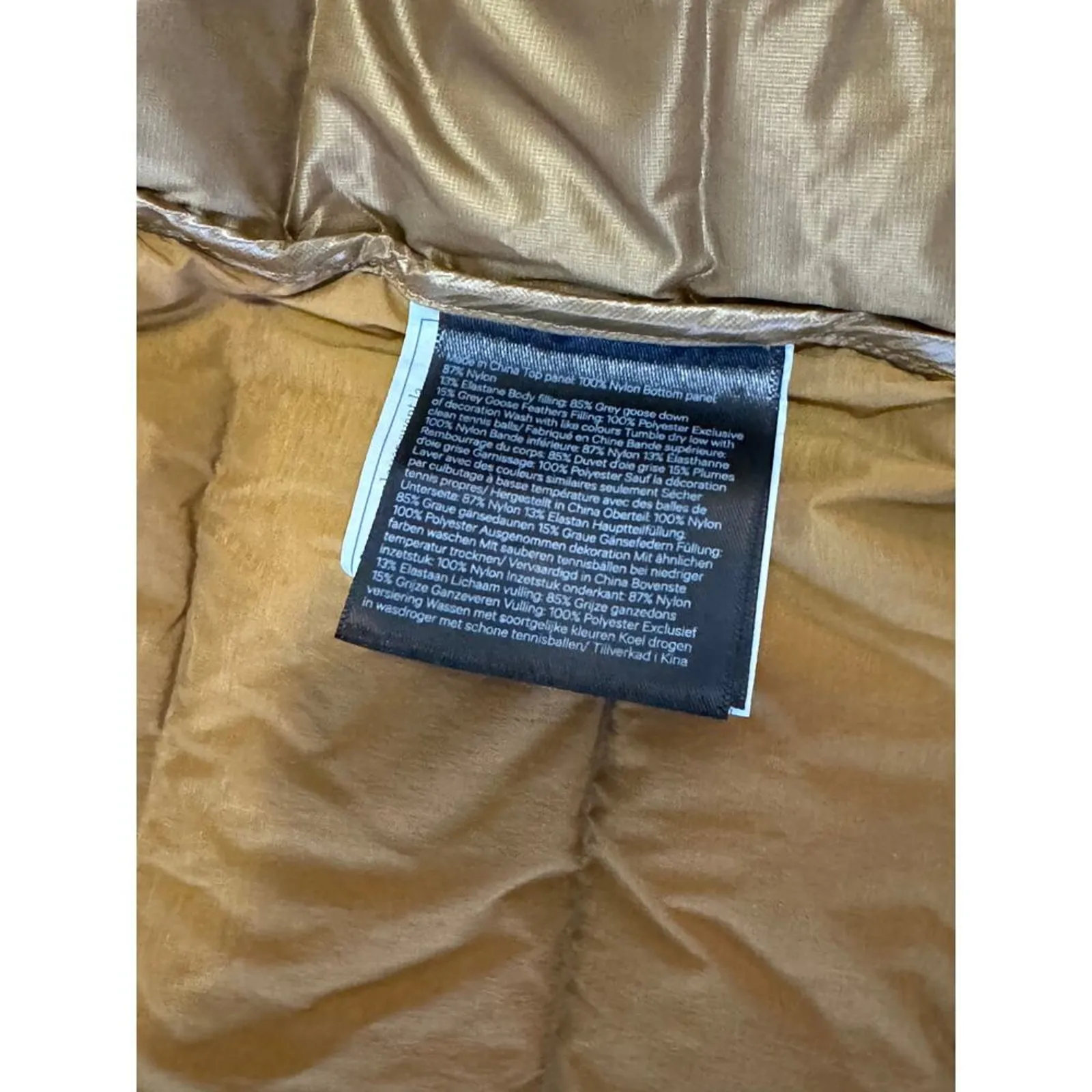 *NWT, Lululemon, Women, Navigation Stretch Down Jacket, Spiced Bronzed sz 8 Gold - Image 11