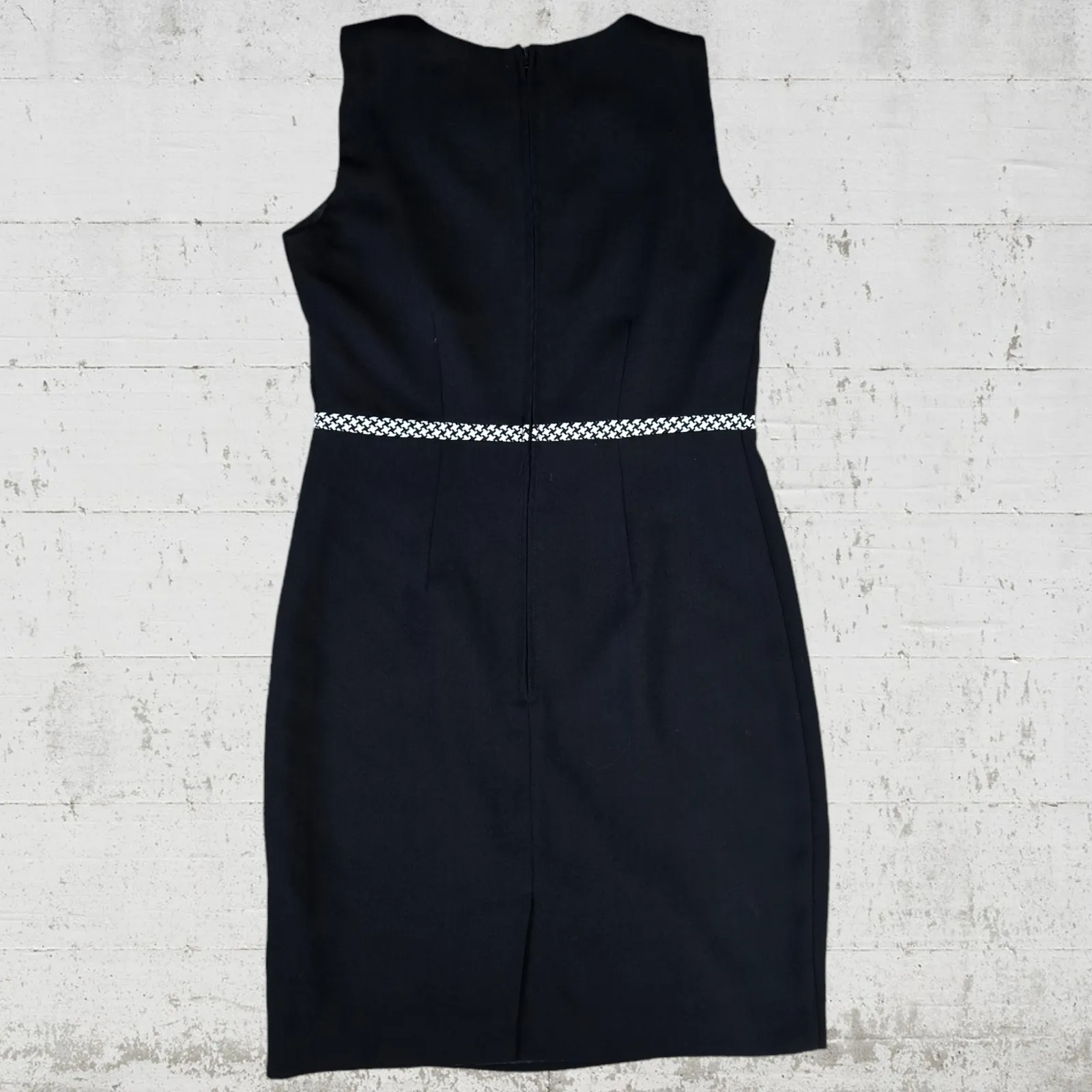 Vintage 90s Houndstooth Dress Jacket Set Danny & Nicole Dress Longline Blazer 4P - Image 11