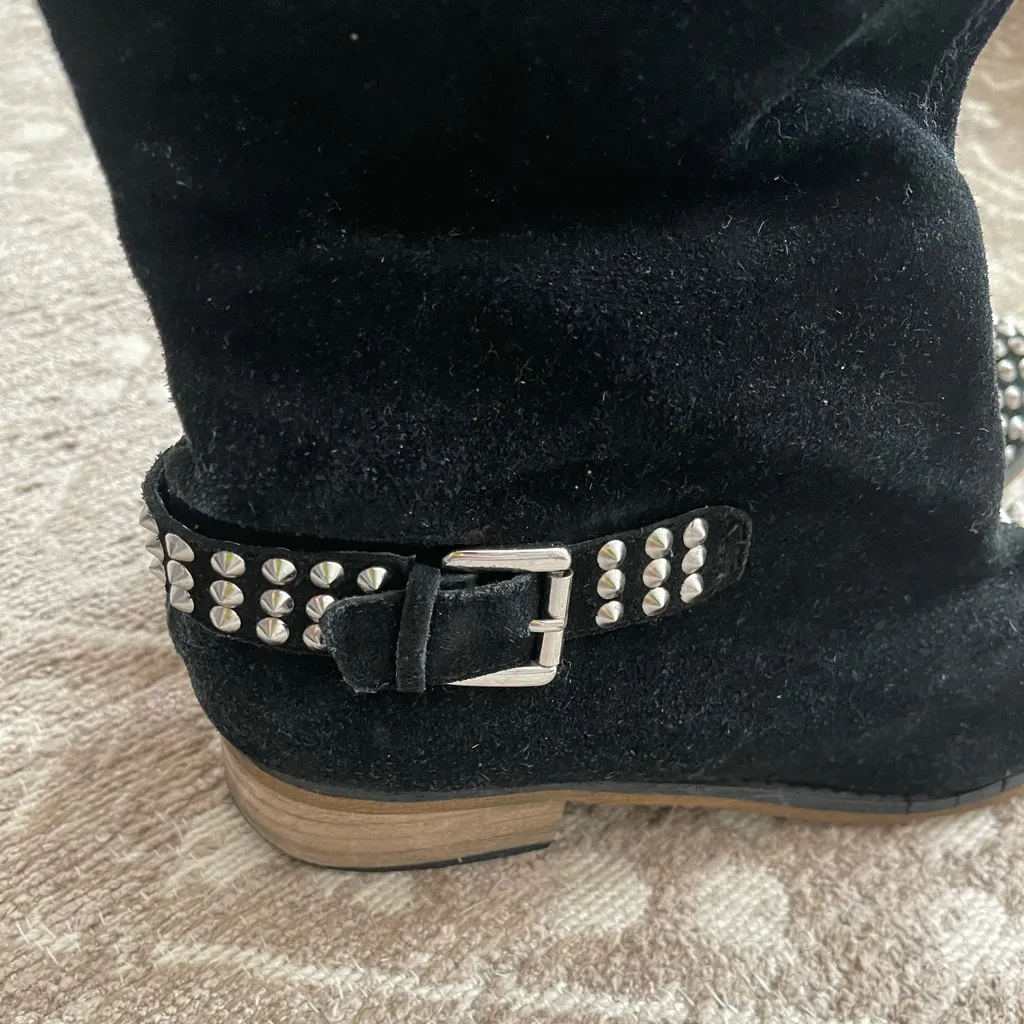 KELSI DAGGER GENUINE SUEDE SPIKED BOOTS 8.5 - Image 7