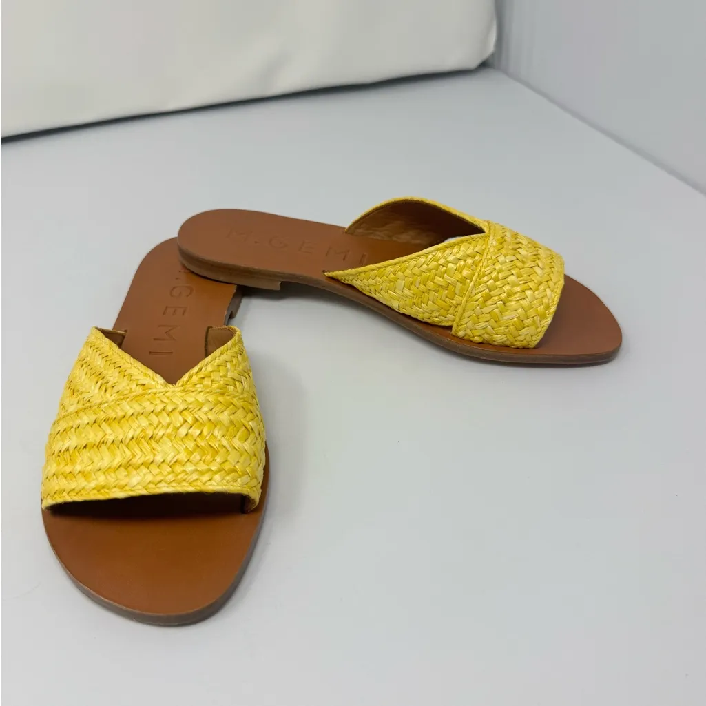 M. GEMI The Marisa In Lemon Yellow 37.5 Brown Size 7.5 - Image 2