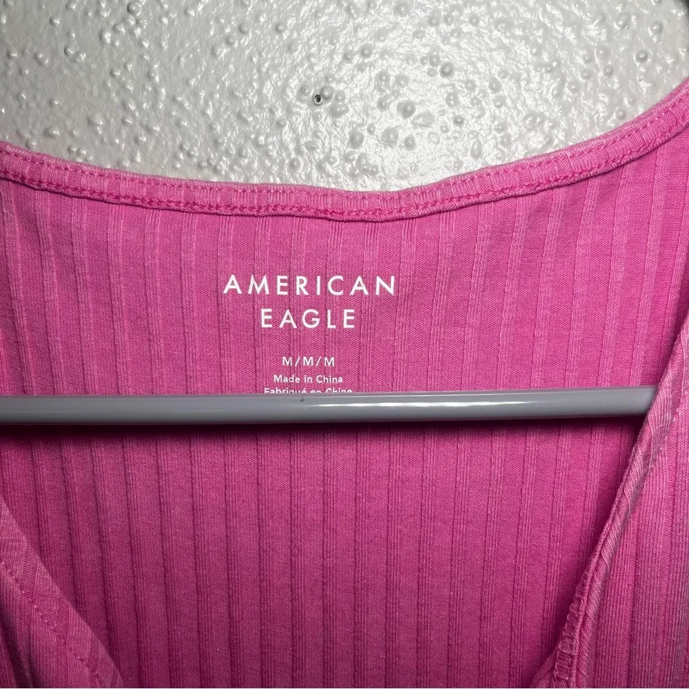 American Eagle Outfitters Pink Dress Size M - Image 3