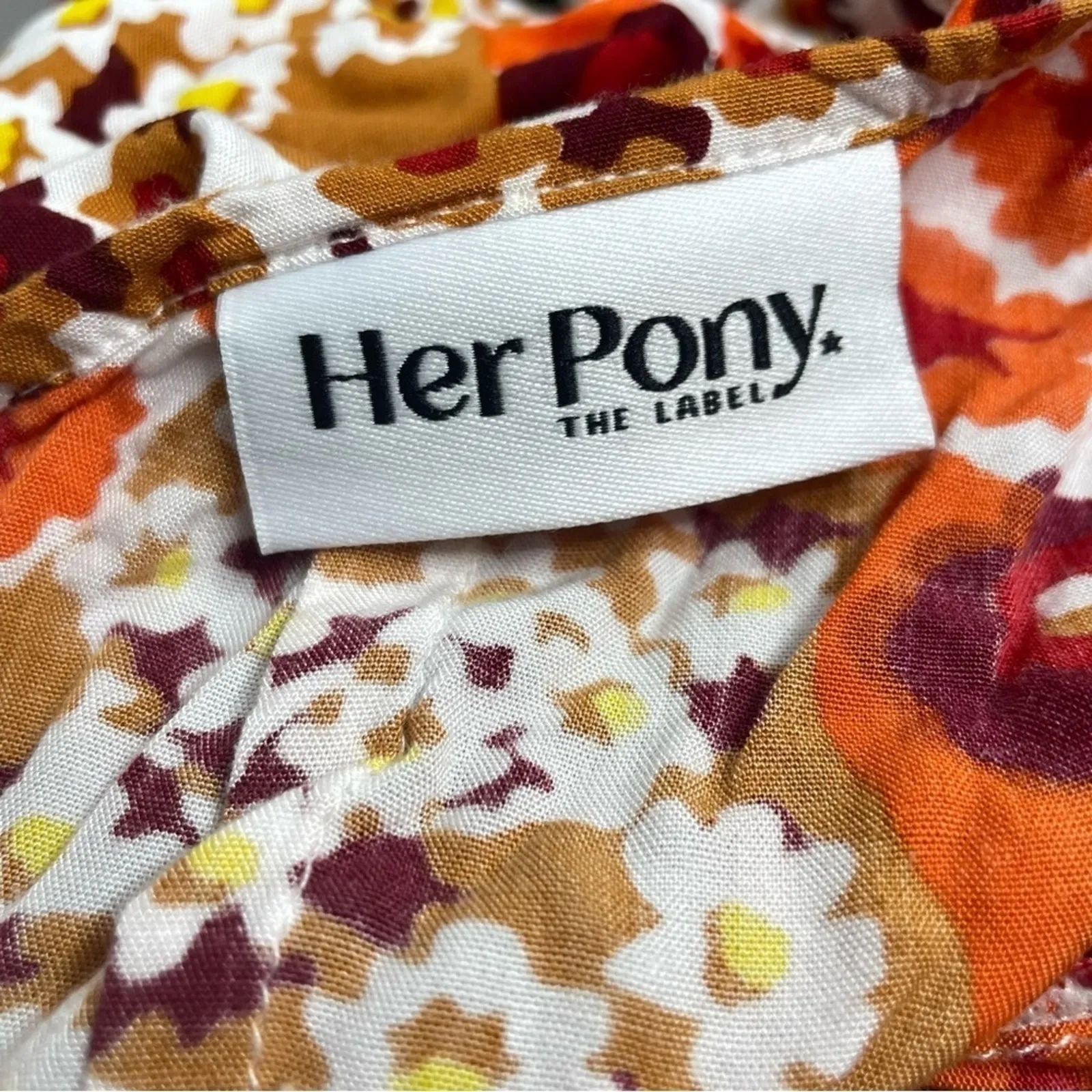 HER PONY Mini Dress Womens Size 2 Festival Retro Boho Coachella Hippie Nostalgia - Image 8