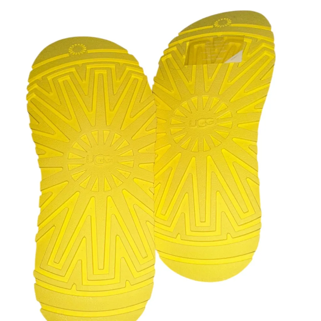 UGG  Lemon Fluffy Platform Sandals - Image 7