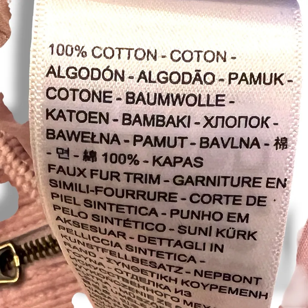 Levi's® Premium Boyfriend Corduroy Sherpa Trucker Jacket Womens XL Zypher Pink - Image 6