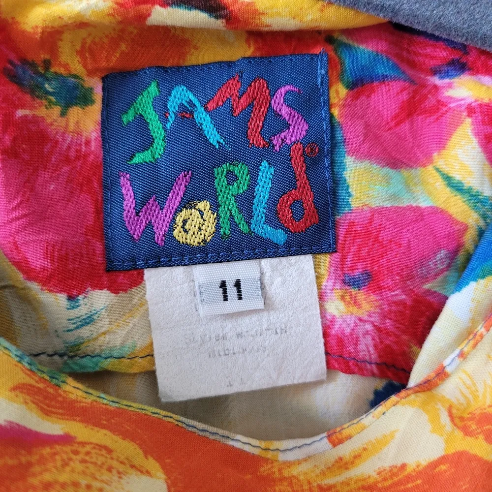 Jams World Vintage Tropical Floral Print Sundress - Image 8