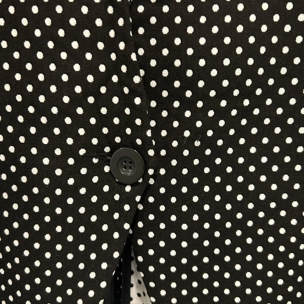 Jules & Leopold Polka Dot Jacket Black White Size S - Image 7