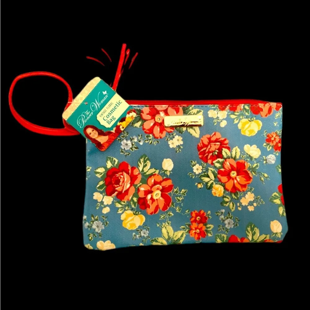 The Pioneer Woman Vintage‎ Floral Cosmetic Bag - Image 4