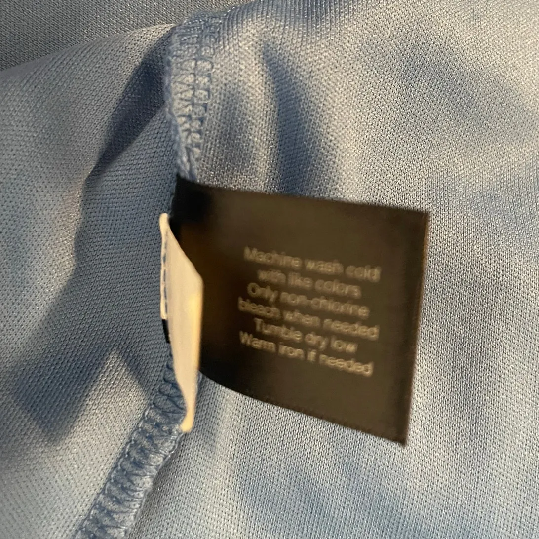 Lane Bryant Women Top 20‎ Blue Eyelet Trim Square Neck Gauzy Cottagecore Cowgirl - Image 8