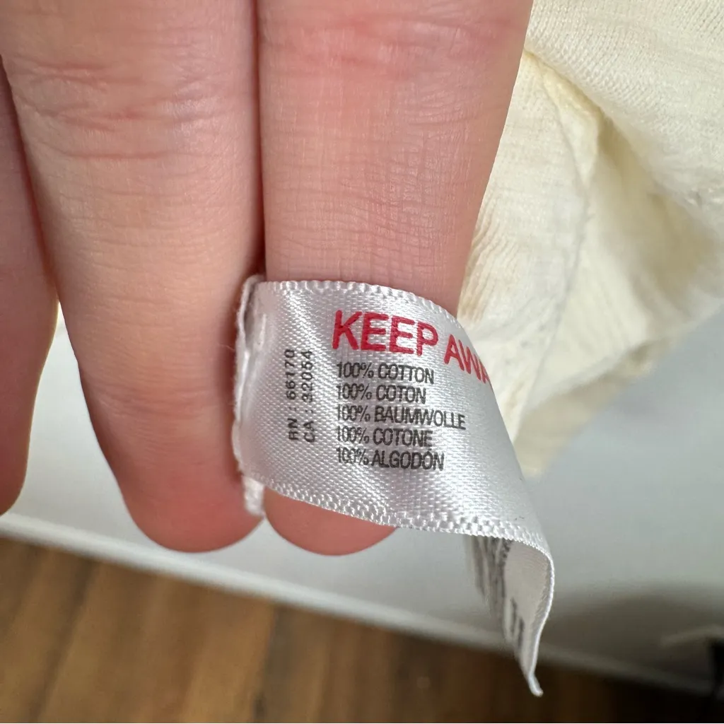 Free People Movement Winner Layer Top in Cream Size Medium - Image 5