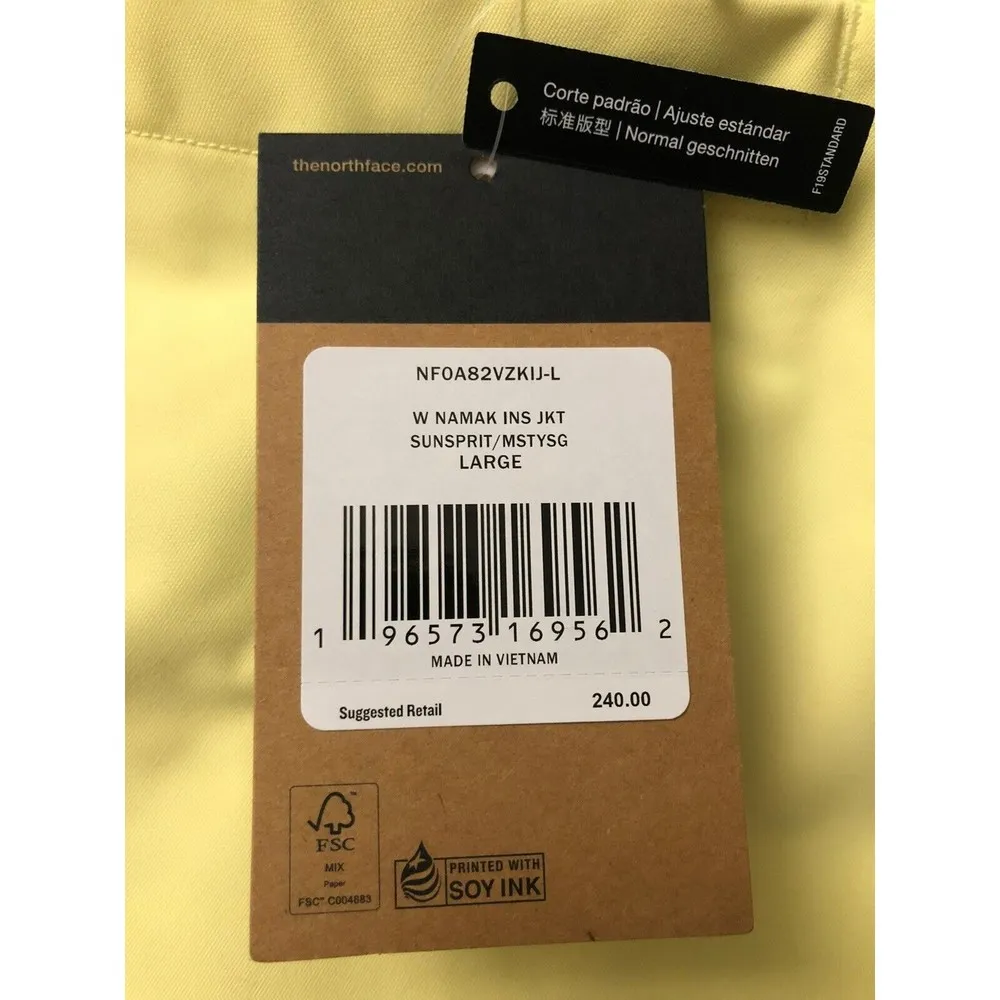 COPY - The North Face Women’s Namak Insulated Jacket Sun Sprite/Misty Sage Larg… - Image 5