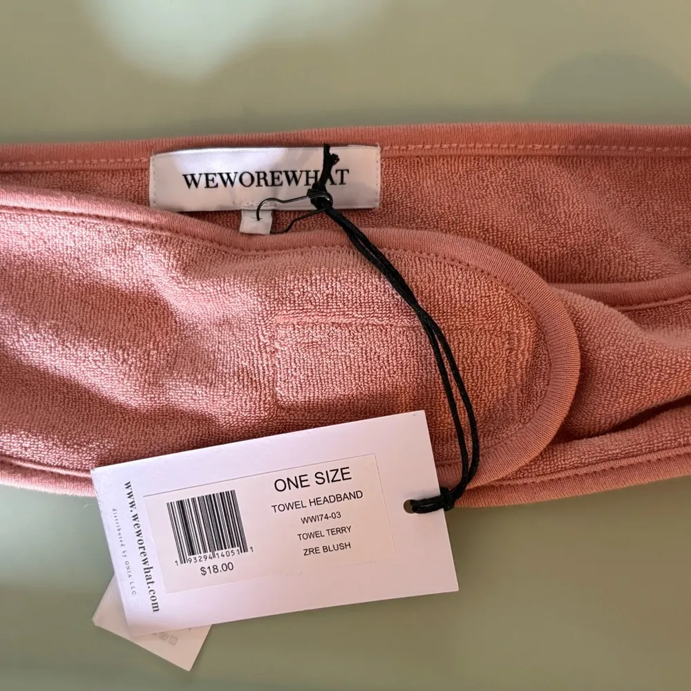 WeWoreWhat Blush Pink Terry Robe - Image 8