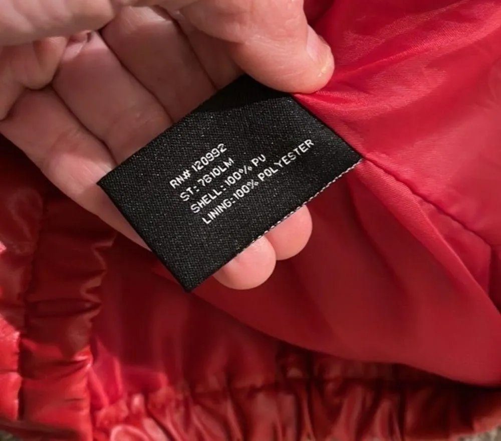 LOVE MOI FAUX LEATHER BOMBER JACKET - Image 5