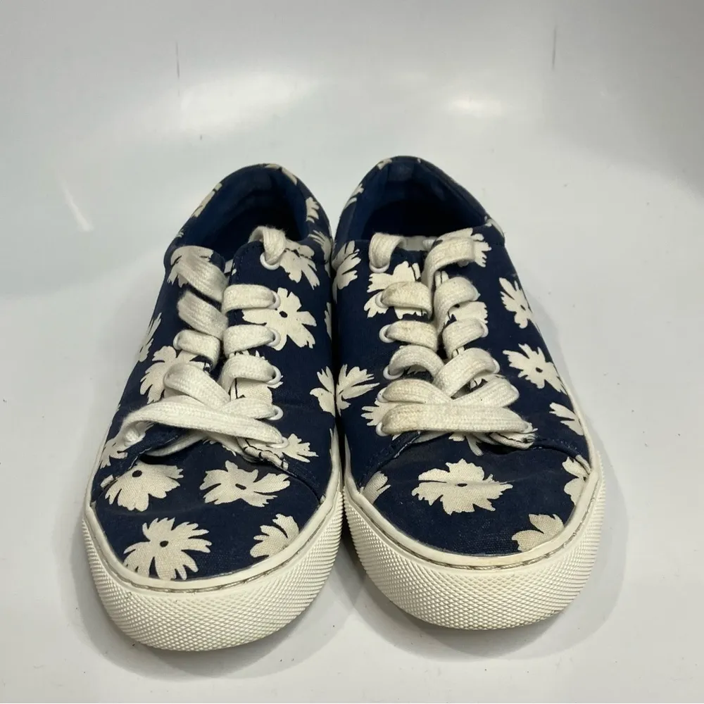 J. Crew floral print fashion sneakers‎ size 6 - Image 2