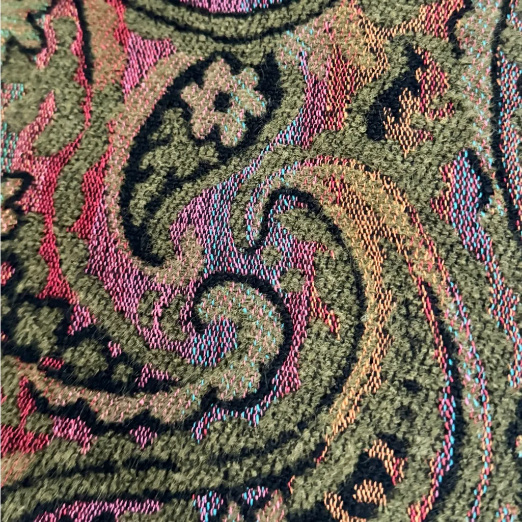 Vintage Women’s Multicolor Vest, Sz Small Orange - Image 3