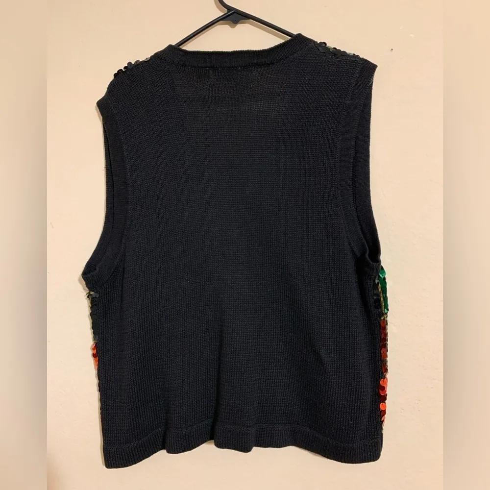 Westbound Sequined Women’s Vest sz S - Image 5