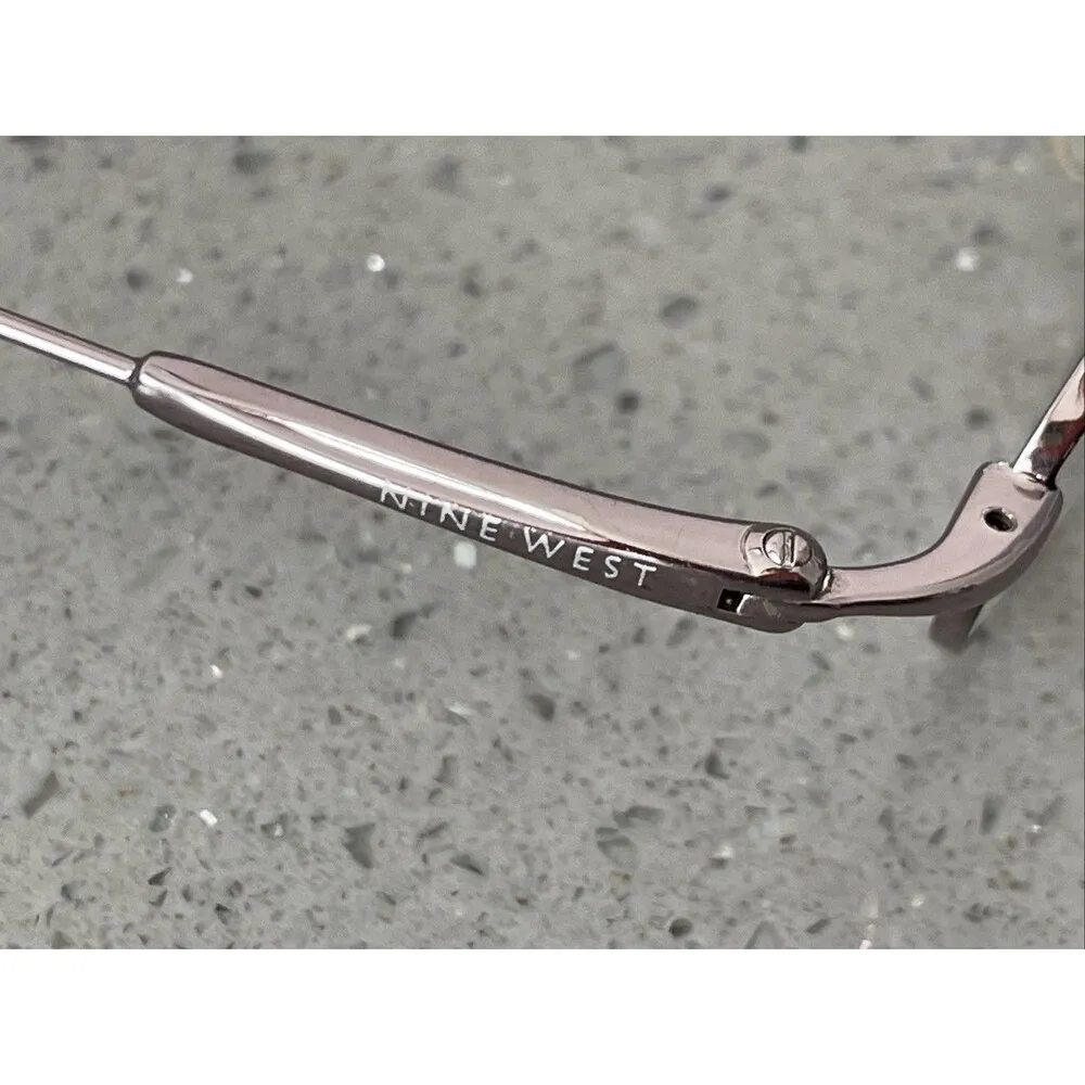 NINE WEST 15 1WZ EYEGLASSES FRAMES ONLY 49-18-135 2-1 full rim oval - Image 12