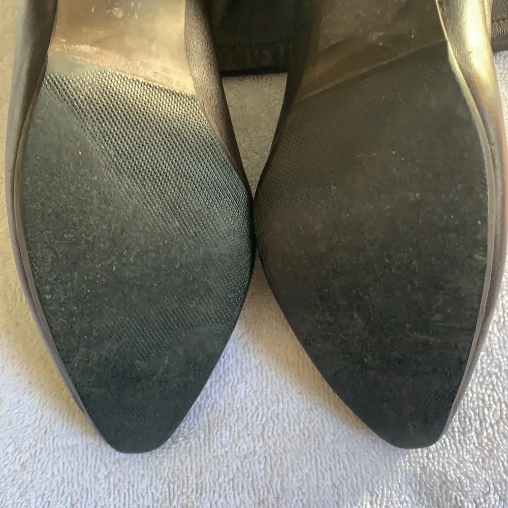 Banana Republic Size 9.5 Chocolate Brown Heeled Boots - Image 5