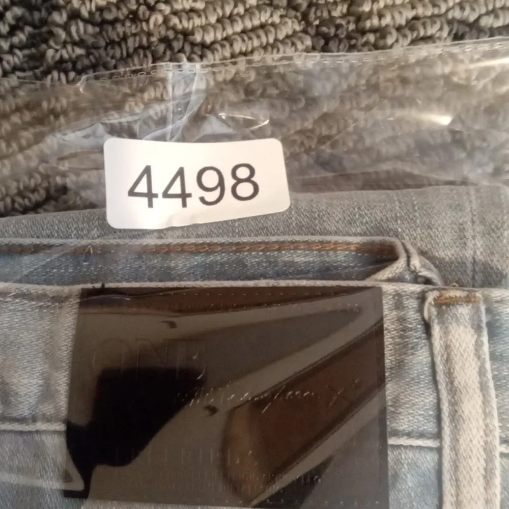 One Teaspoon Freebirds Low Rise Extreme Distresed Cropped Blue Womens 28 - Image 9