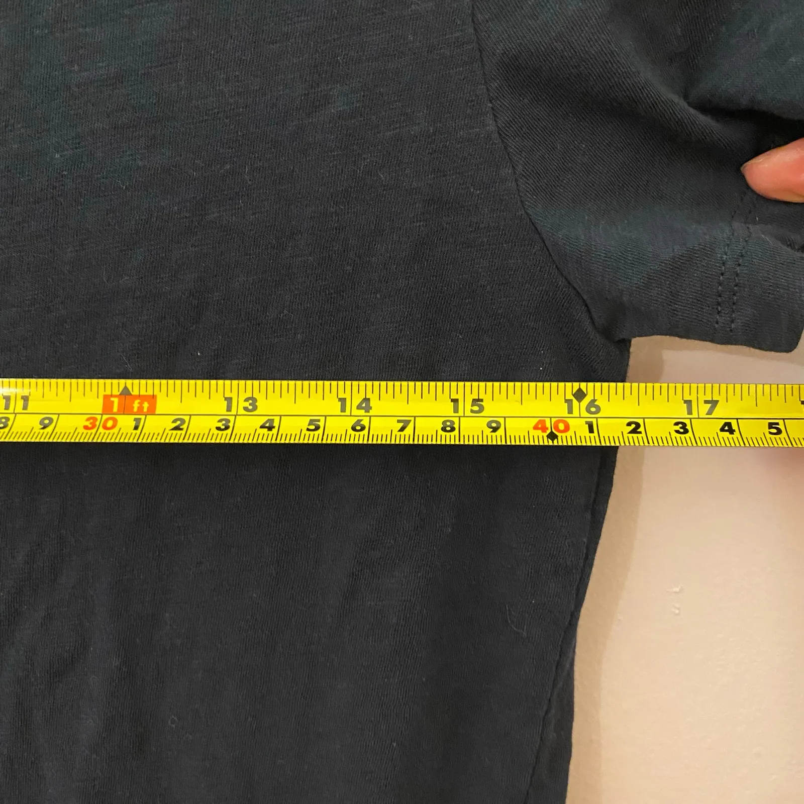 Antonio Melani Navy Blue Short Sleeve 100% Cotton Tee Basic Women's size Small - Image 6