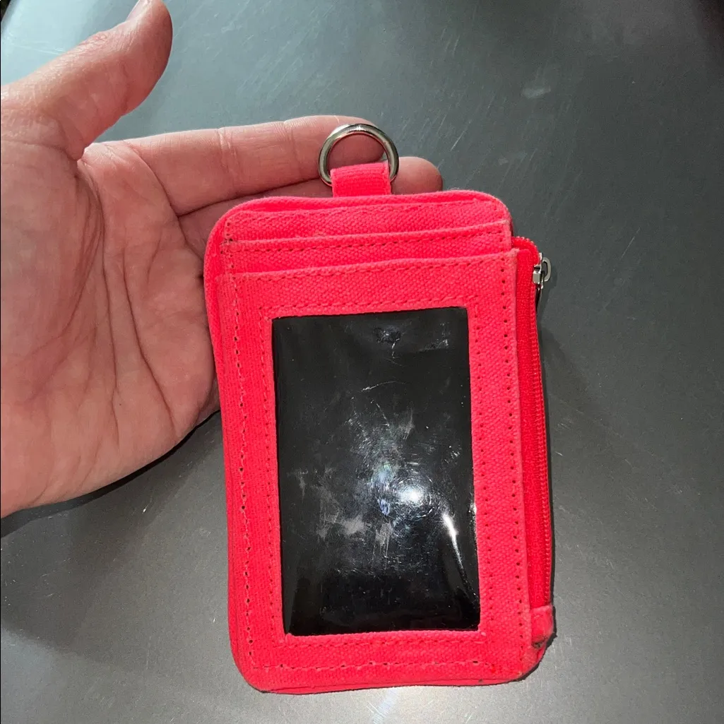 PINK Victoria's Secret Pink Studded Key & Card Holder - Image 2