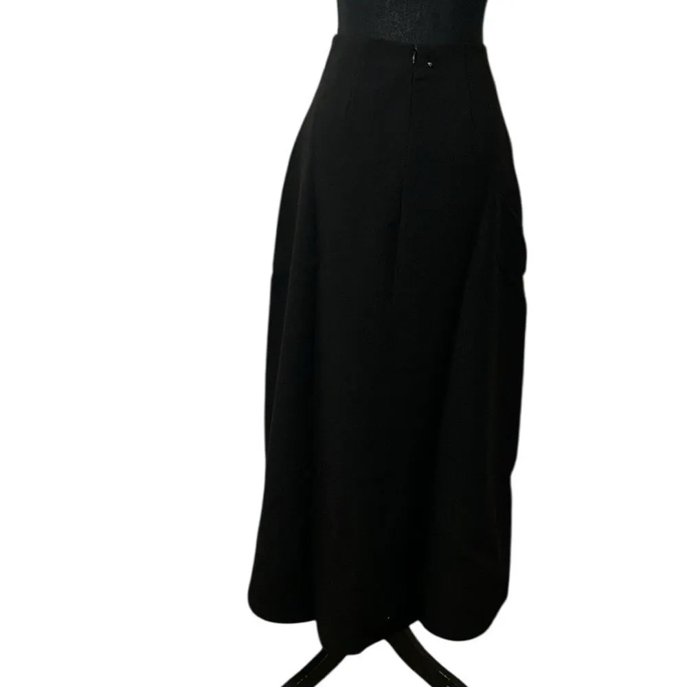 Adrienne Landau Black High-lo Skirt(Size 10) - Image 4