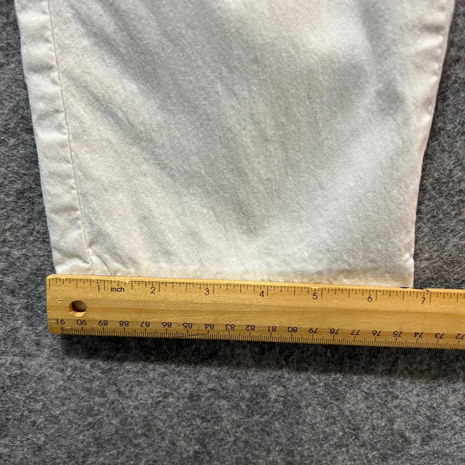 Euro Classic White Pull On Stretch‎ Ankle Pants Women's Size 8 Cropped Straight - Image 4