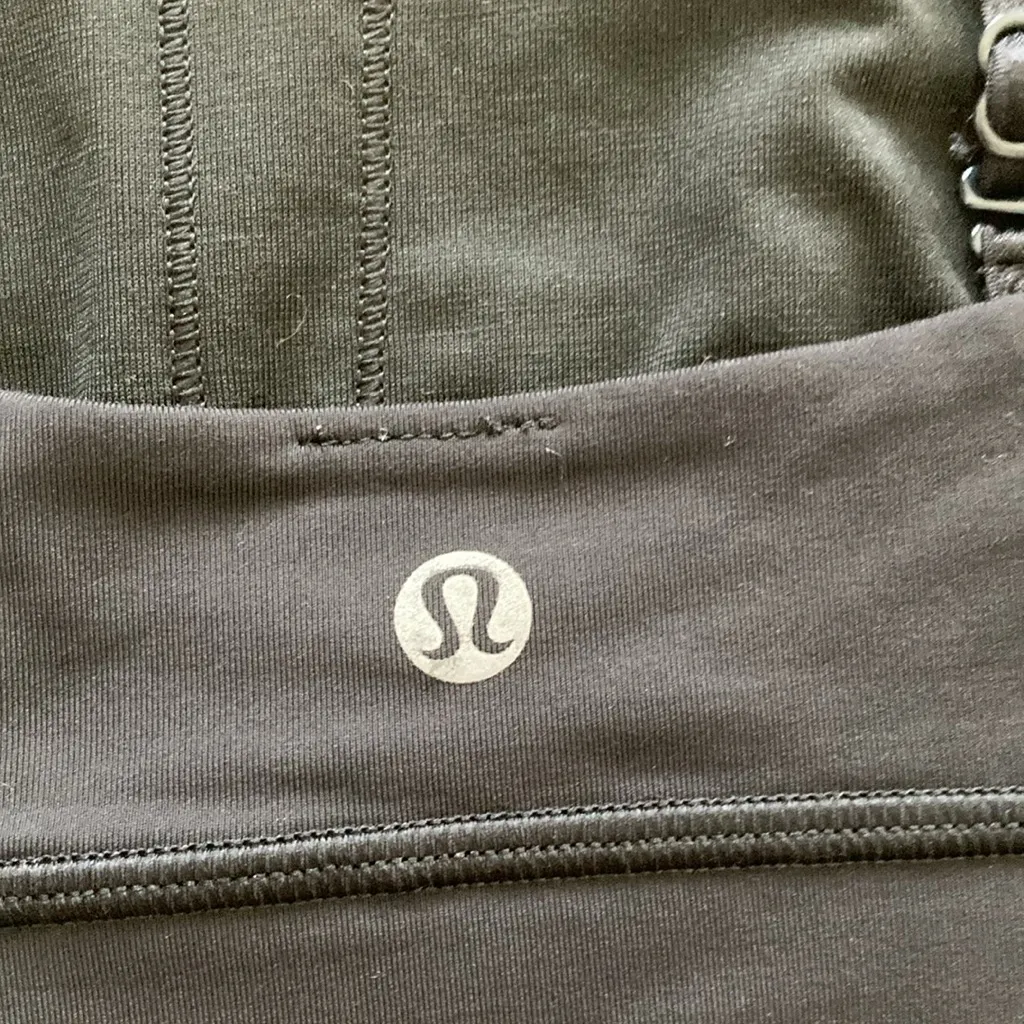 LULULEMON Both Ways Sports Bra Black Size 2 Medium Support Run Train - Image 5