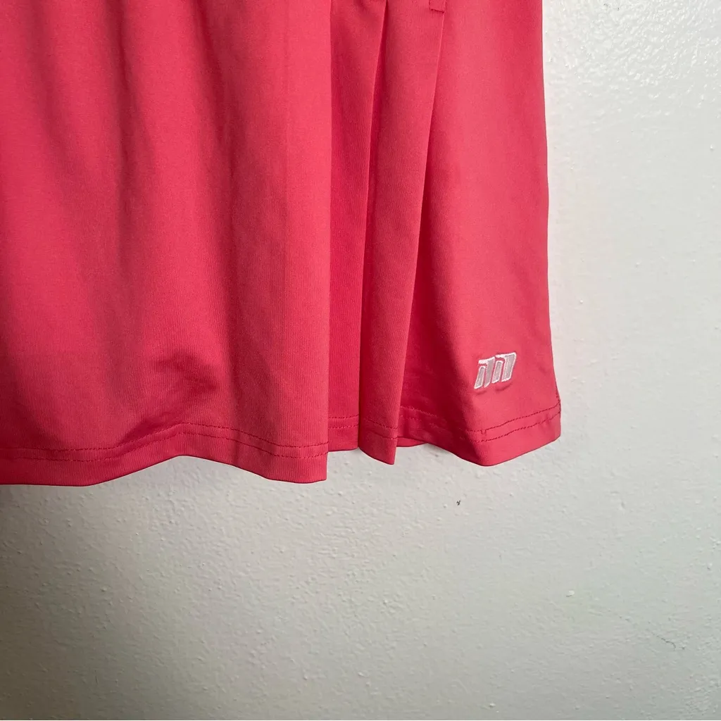 Pleated Athletic Skort Bright Pink XL - Image 4