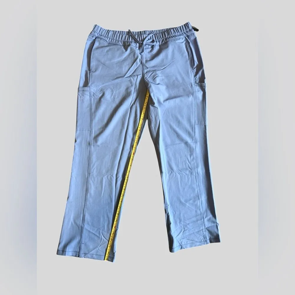 Dickies Dynamix‎ Medical Scrub Pants Women’s Size LP Mid Rise Straight Leg Cielo - Image 3