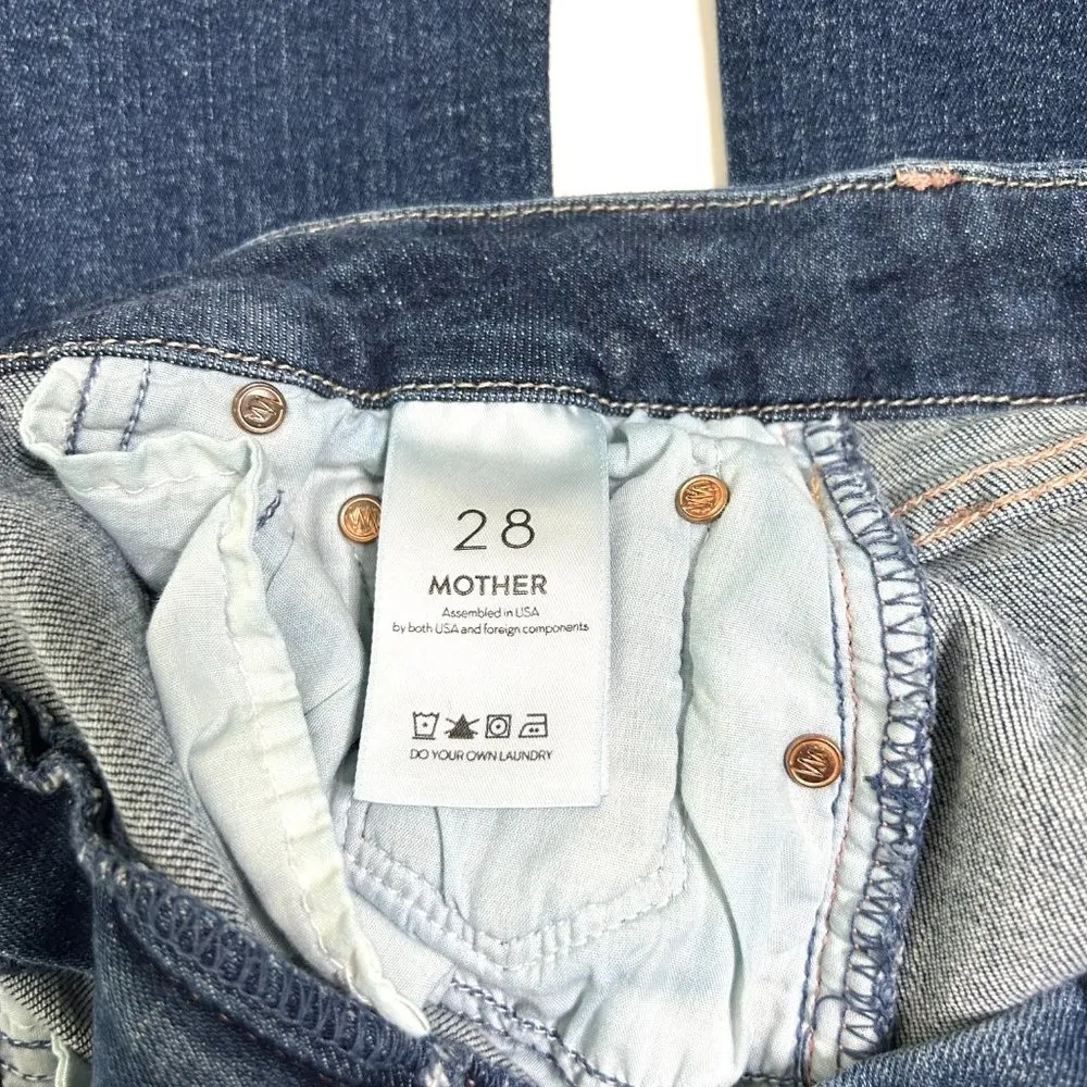 Mother Looker Ankle Fray in Girl Crush Size 28 Blue - Image 9