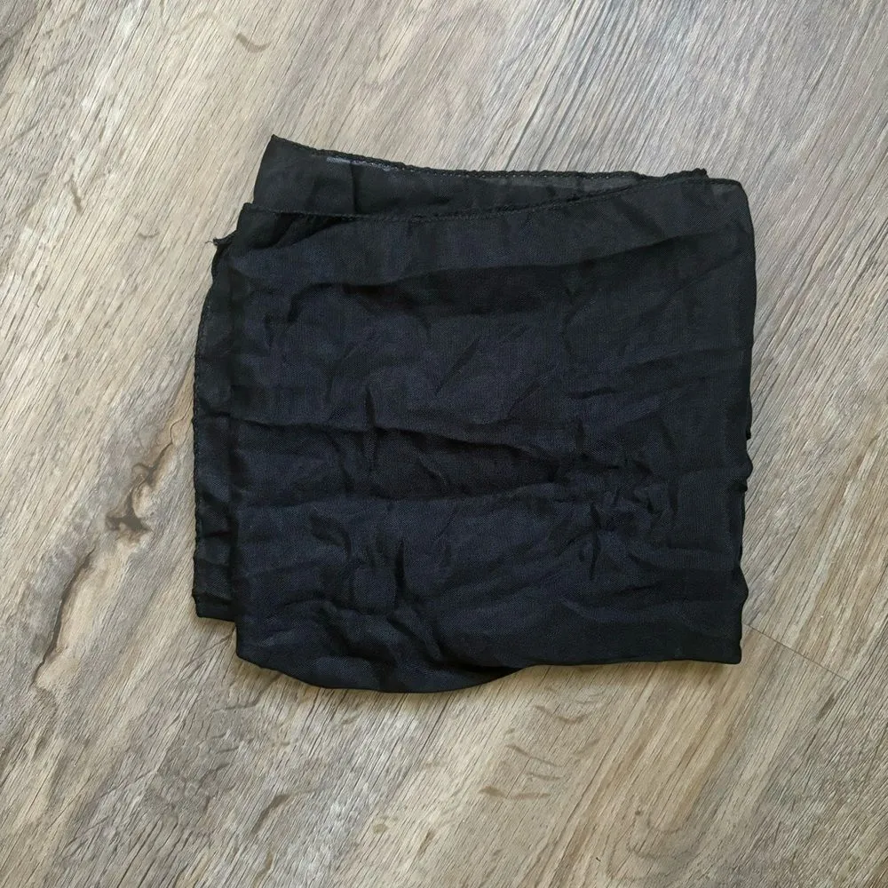 Juncture Solid Black Scarf - Image 2