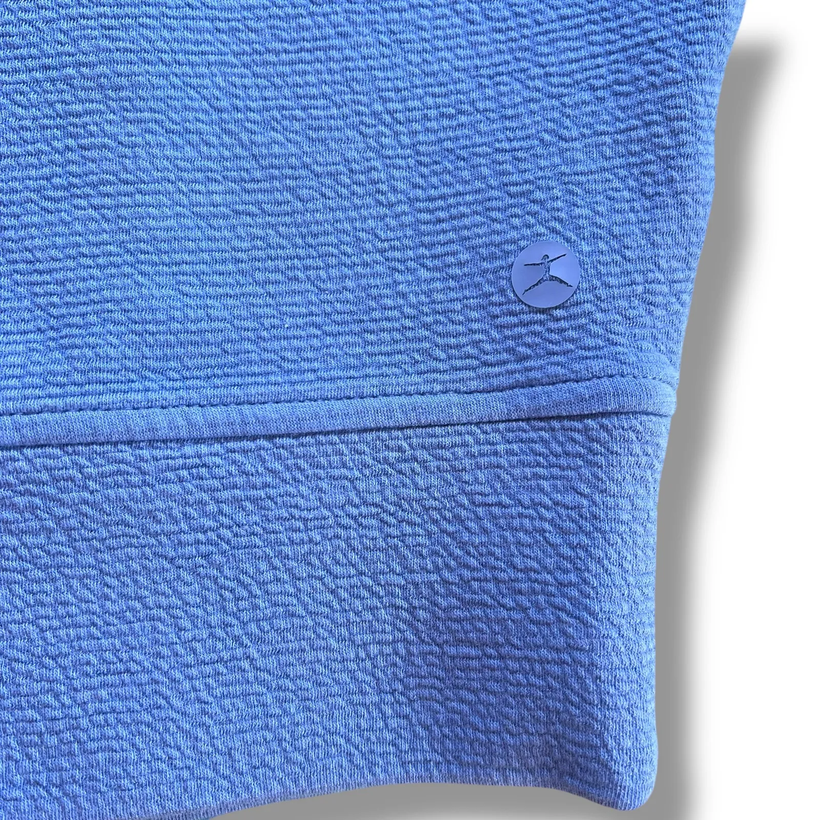 Danskin Womens Crop Athletic Sweatshirt Long Sleeve Pullover Blue Small - Image 7