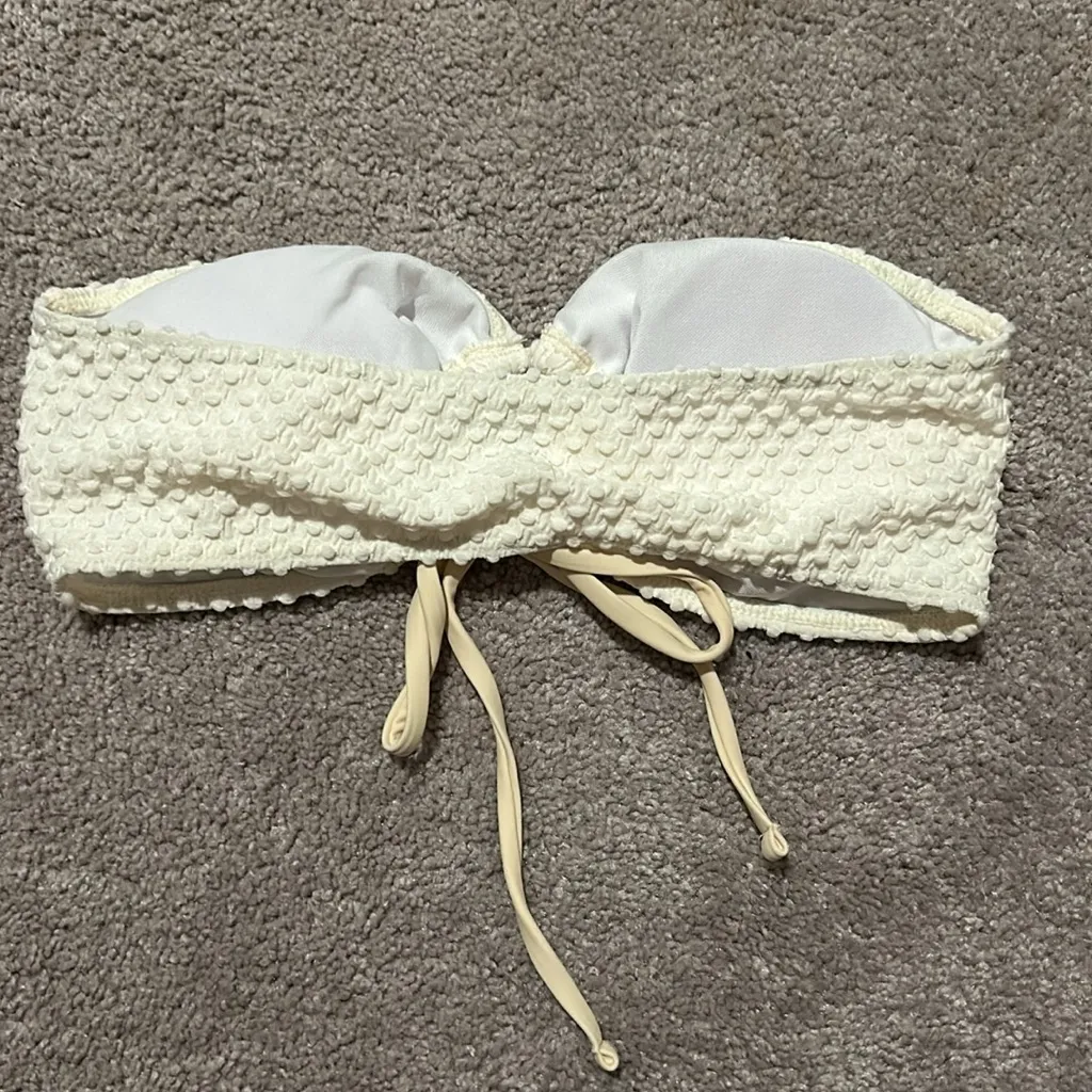 SheIn White  bikini size small tube top - Image 7