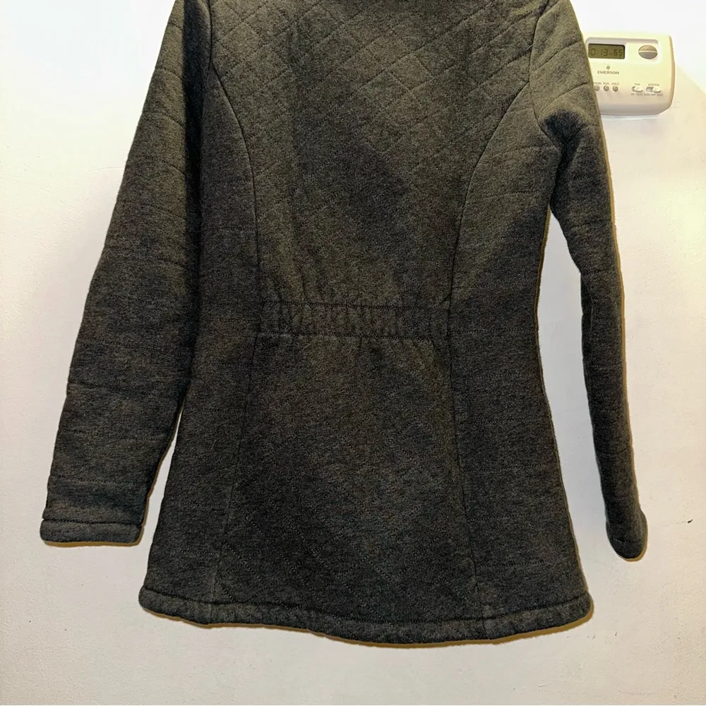 The Northface Women's Caroluna Jacket in Gray Fleece lined Jacket size small - Image 5