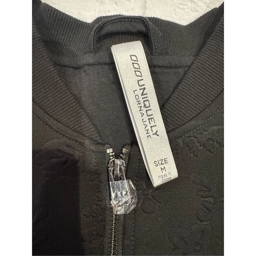 Lorna Jane Now Or Never Bomber Jacket Limited Edition floral Medium new without - Image 4