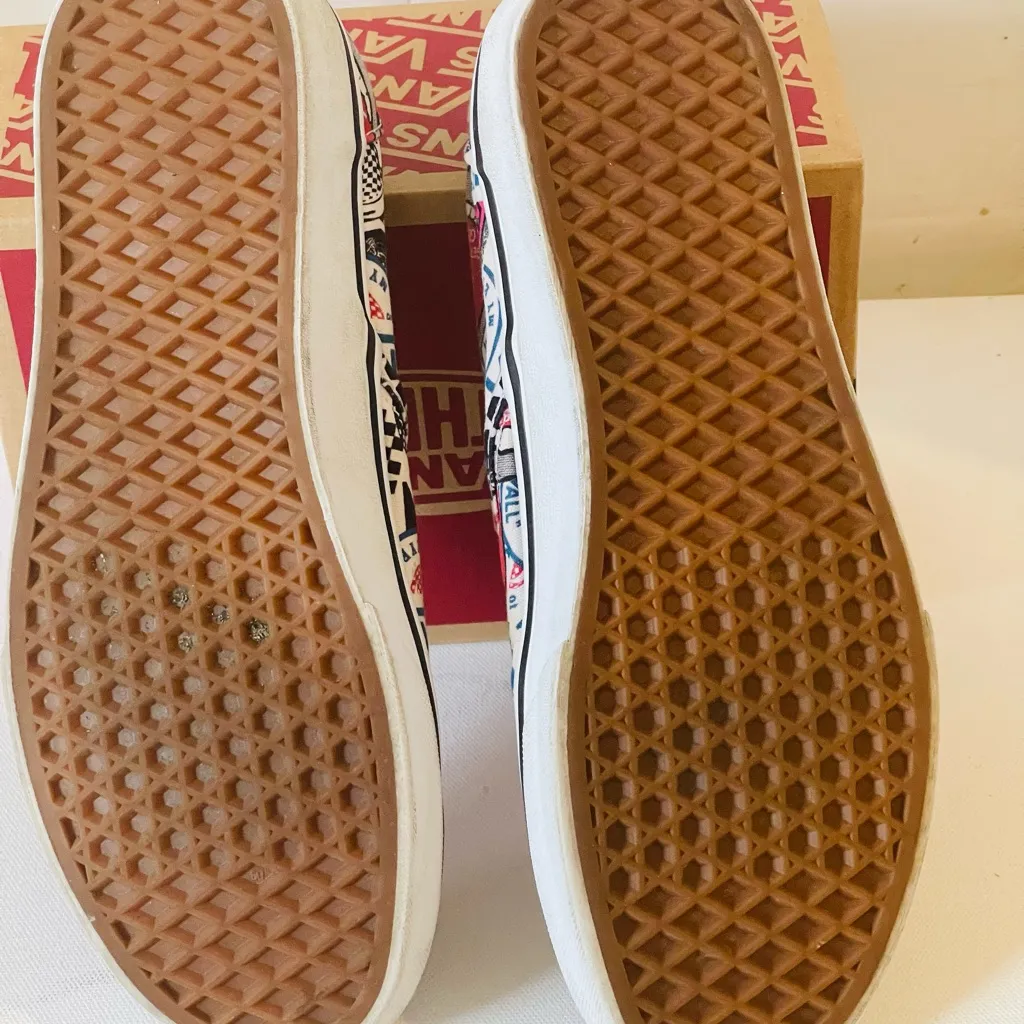 Vans Slip-On Mash-Up Stickers Skate Shoes Women's - Image 7