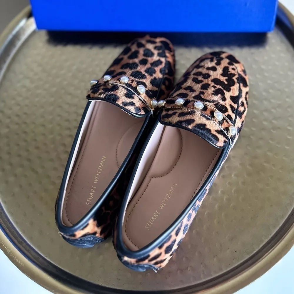 Stuart Weitzman Genuine Calf Hair Loafer - Image 4