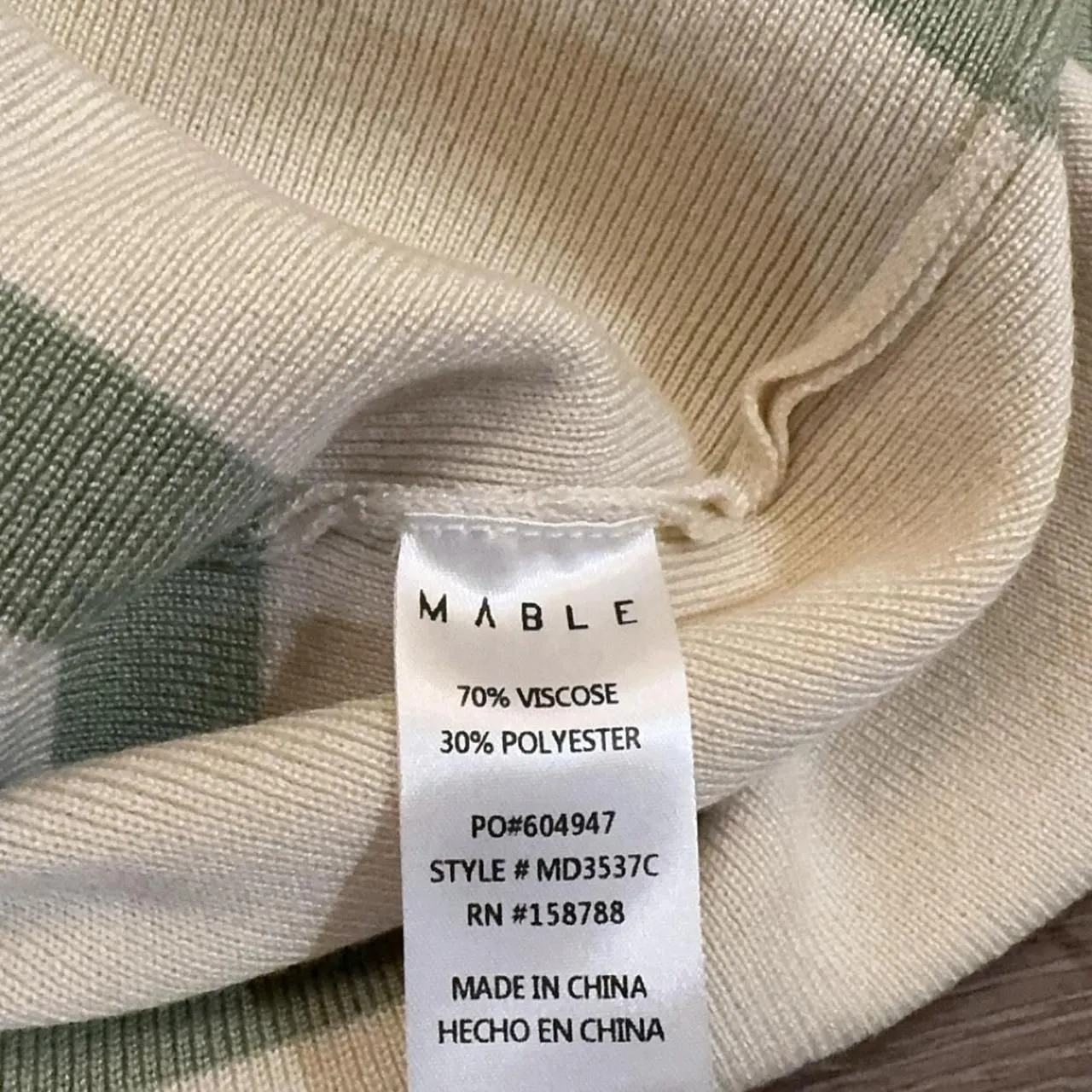 Mable Multi Striped Knit Dress - Image 6