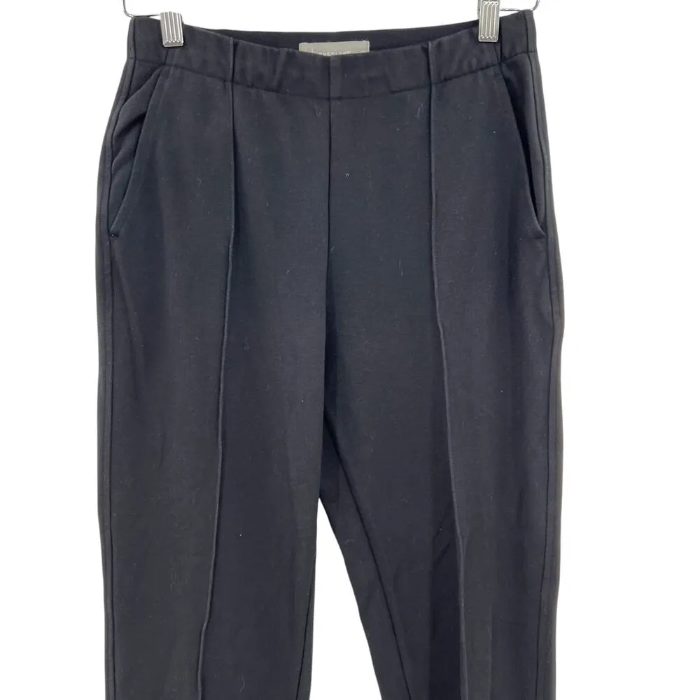Everlane The Dream Pant Elastic Waist Pull-On Knit Tapered Leg Black Size XS‎ - Image 5