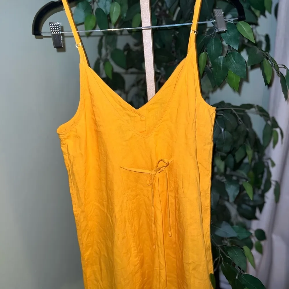 SHOW ME YOUR MUMu Remington Sundress with Front Buttons Size Large Linen Blend - Image 6