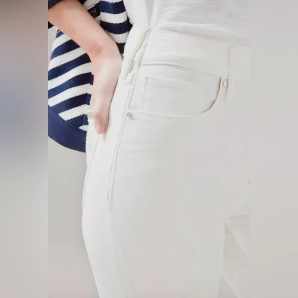 WHBM The Saint Honeré Skinny Jeans Crema Size 6 NWT - Image 3