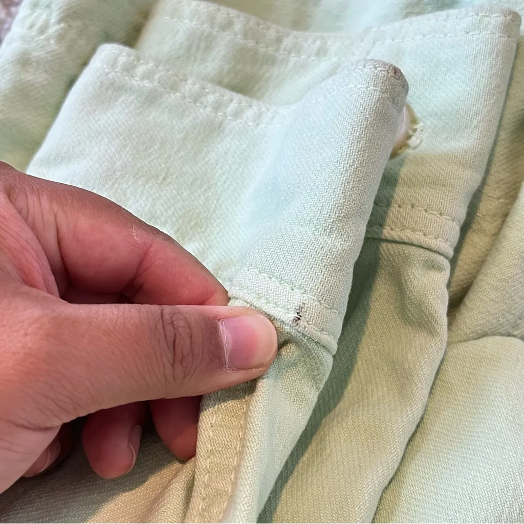 Zara Button Down Denim Jacket Size XS - Image 8