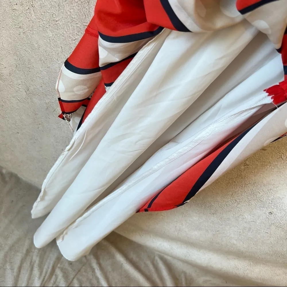 Eliza J Scarf Print Crepe de Chine Fit & Flare Sleeveless Maxi Dress - Image 7