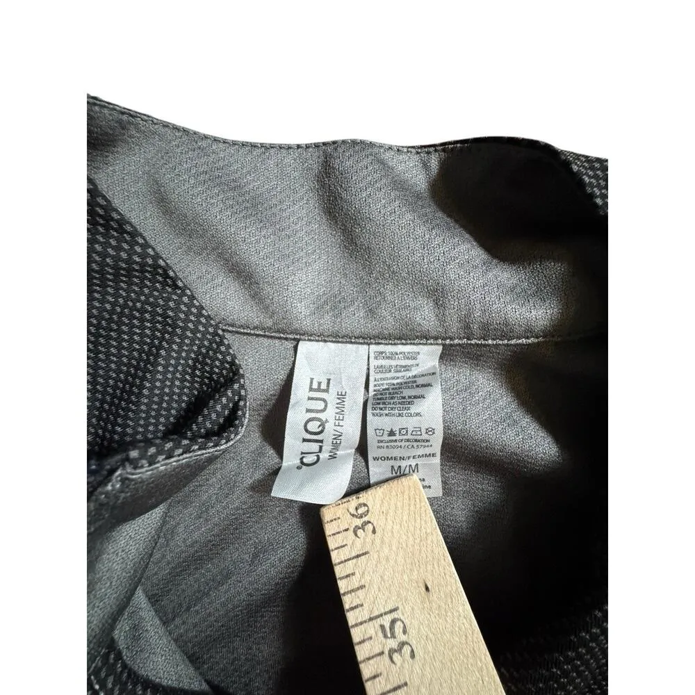 HP Hewlett Packard Women’s Medium Pullover Quarter Zip Lightweight Clique NEW - Image 4