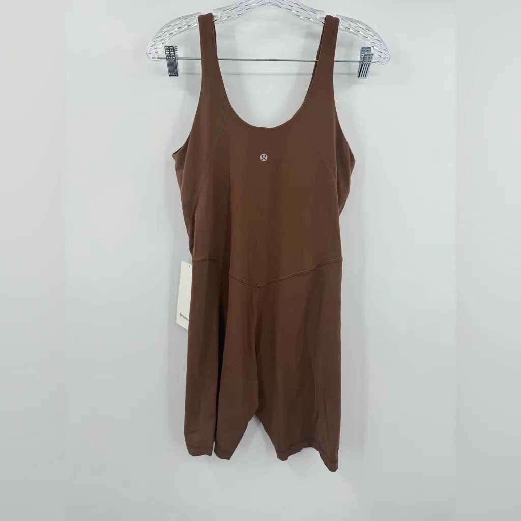 Lululemon Women's Align Bodysuit 8" Java Brown Size 10 - Image 2