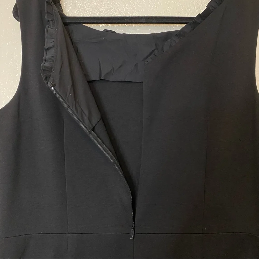 Lafayette 148 New York Rooney Sleeveless Cropped Jumpsuit in Black Size XL NWT - Image 11