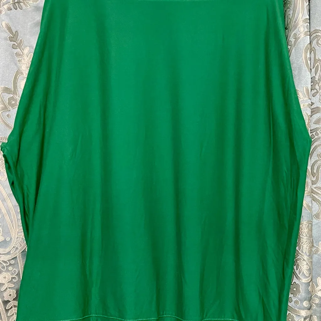 Crown & Ivy Women’s Size 1X Green Christmas Pajama Shirt EAT DRINK & BE MERRY - Image 7