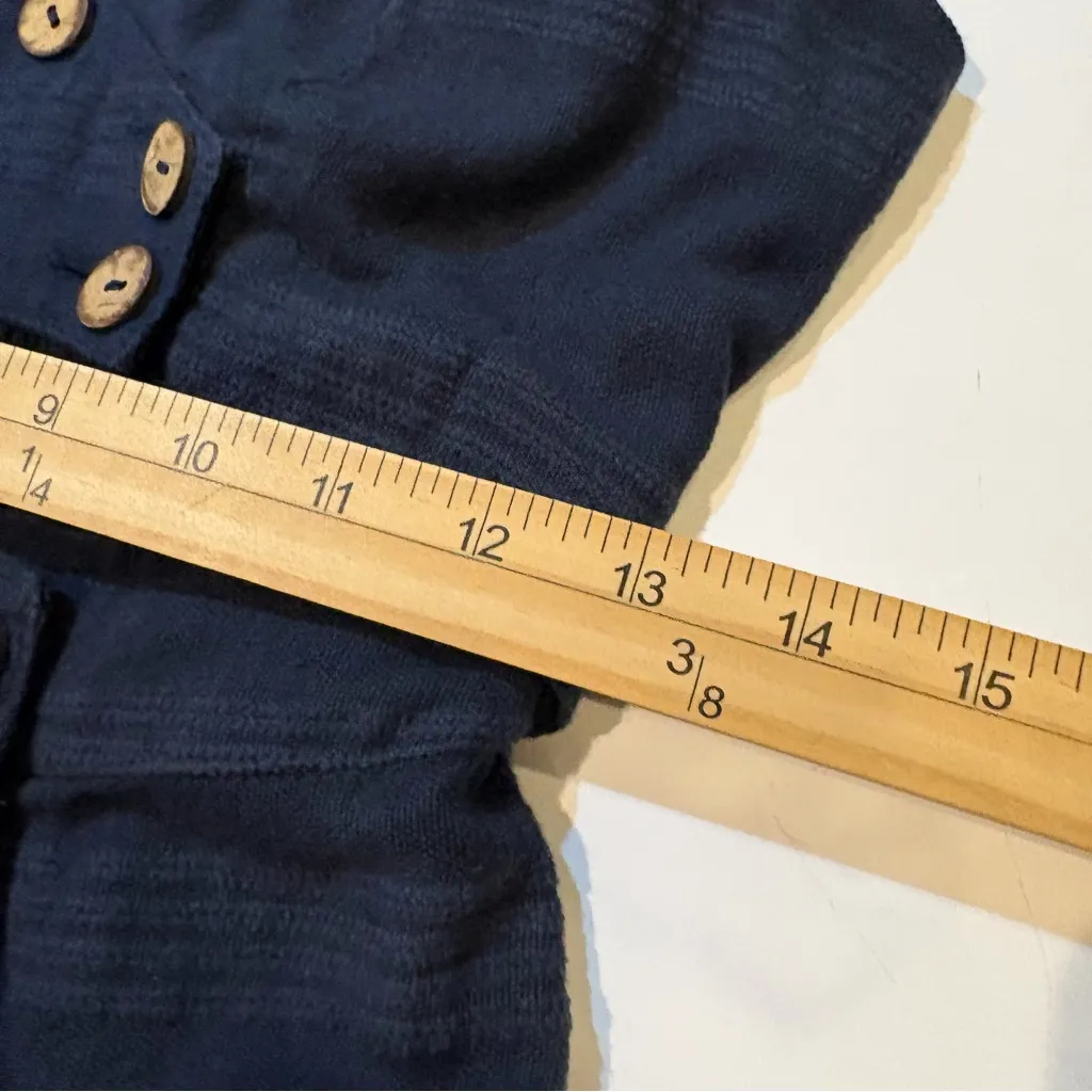 Free People ultraviolet cut out cotton/linen midi dress size S - Image 11