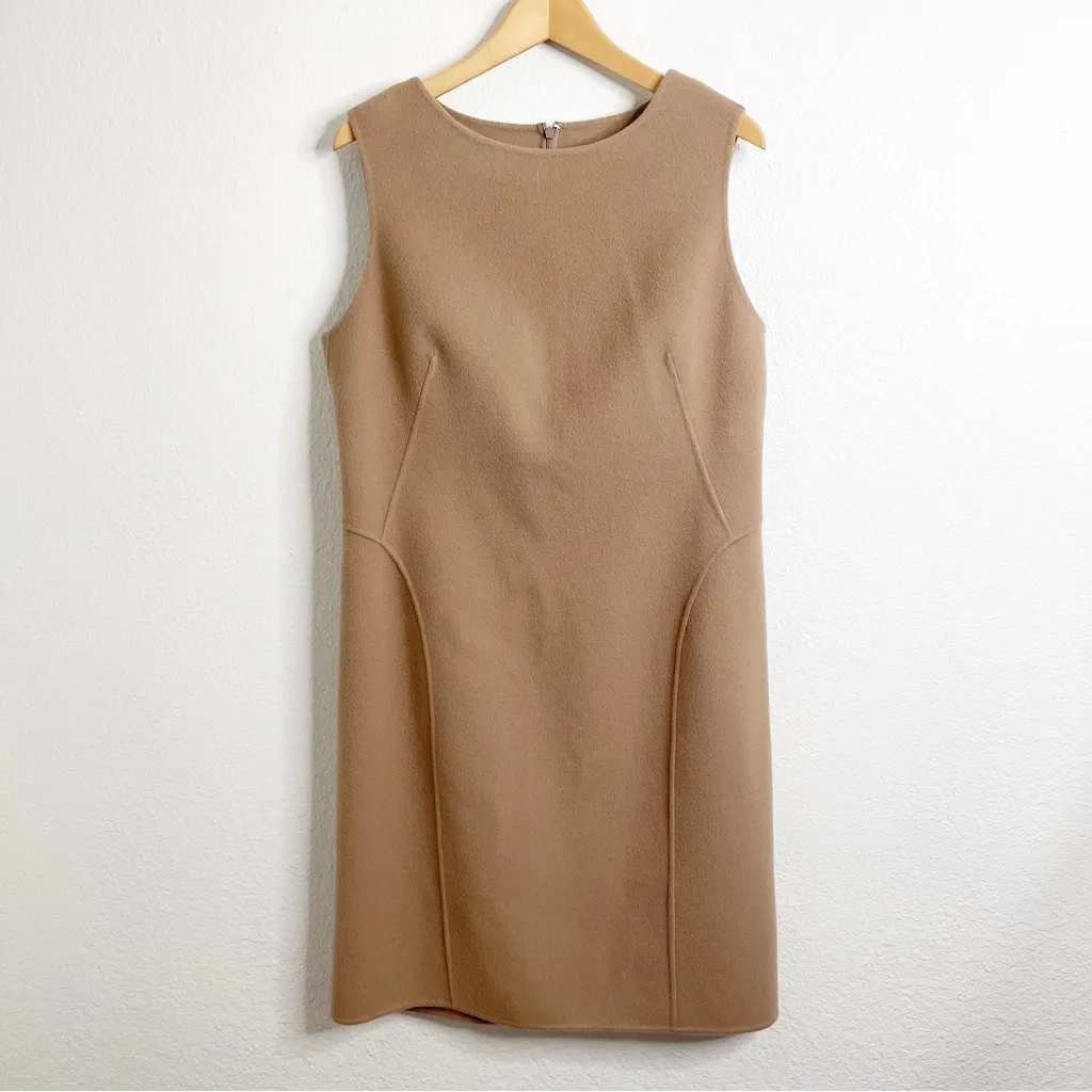 Talbots Wool Neutral Two Piece Dress & Jacket Set Size 14/16 - Image 2